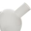 Accent Plus Abstract Glass Vase - White