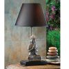 Accent Plus Dark Shade Buddha Table Lamp