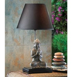 Accent Plus Dark Shade Buddha Table Lamp