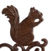 Accent Plus Wall-Mounted Cast Iron Squirrel Bell