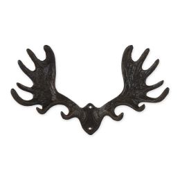 Accent Plus Cast Iron Moose Antler Wall Hook