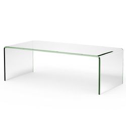 42.0" x 19.7" Tempered Glass Coffee Table