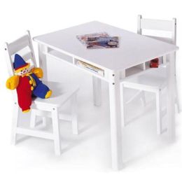 Lipper Childrens Rectangular Table and Chair Set