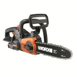 Worx 20V Power Share 10" Cordless Chainsaw with Auto-Tension